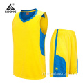 Groothandel sublimatie comfortabel basketbal slijtage uniform